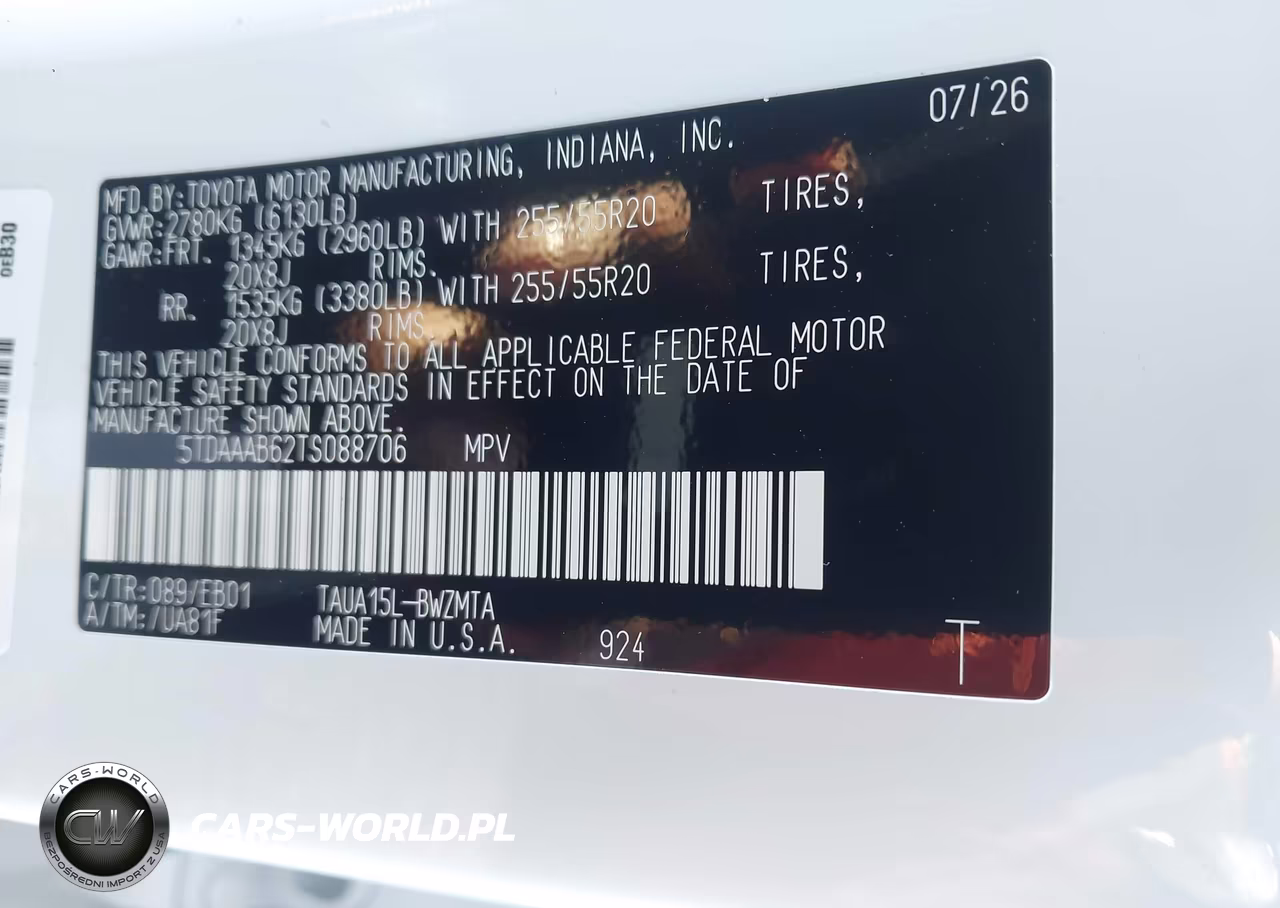 2026 Lexus Tx 350 Premium VIN:5TDAAAB62TS088706 - 9
