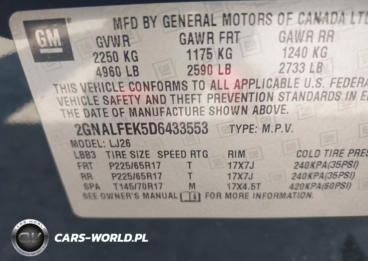 2013 Chevrolet Equinox Ltz VIN:2GNALFEK5D6433553 - 9