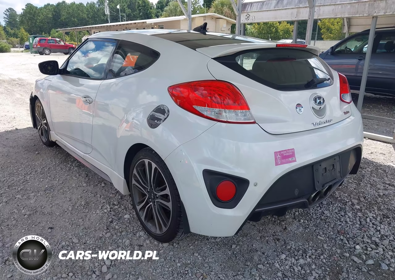 2016 Hyundai Veloster Turbo VIN:KMHTC6AE1GU268281 - 3