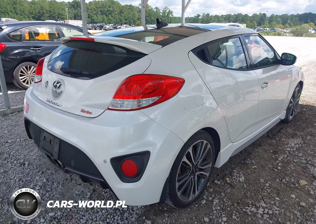 2016 Hyundai Veloster Turbo VIN:KMHTC6AE1GU268281 - 4