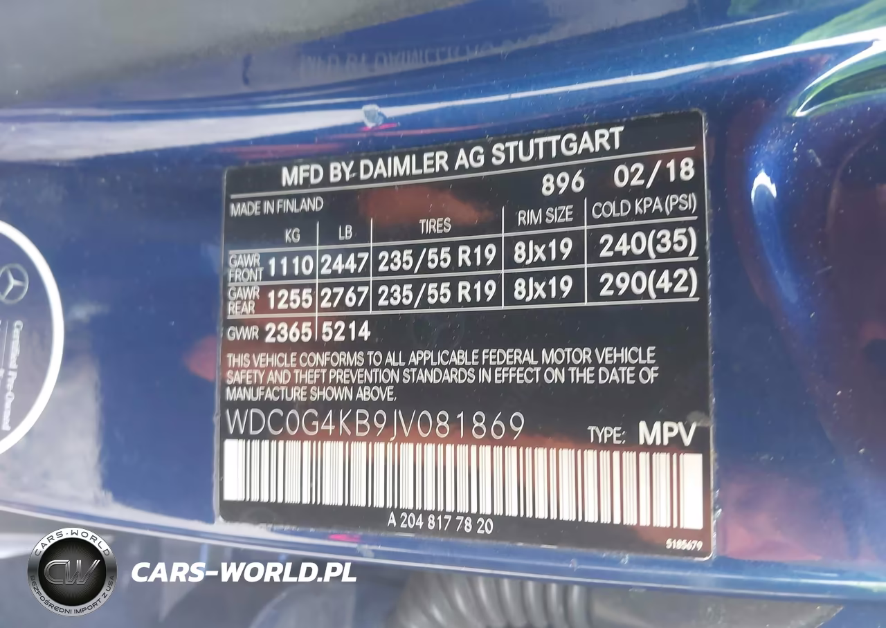 2018 Mercedes-Benz Glc 300 4Matic VIN:WDC0G4KB9JV081869 - 9