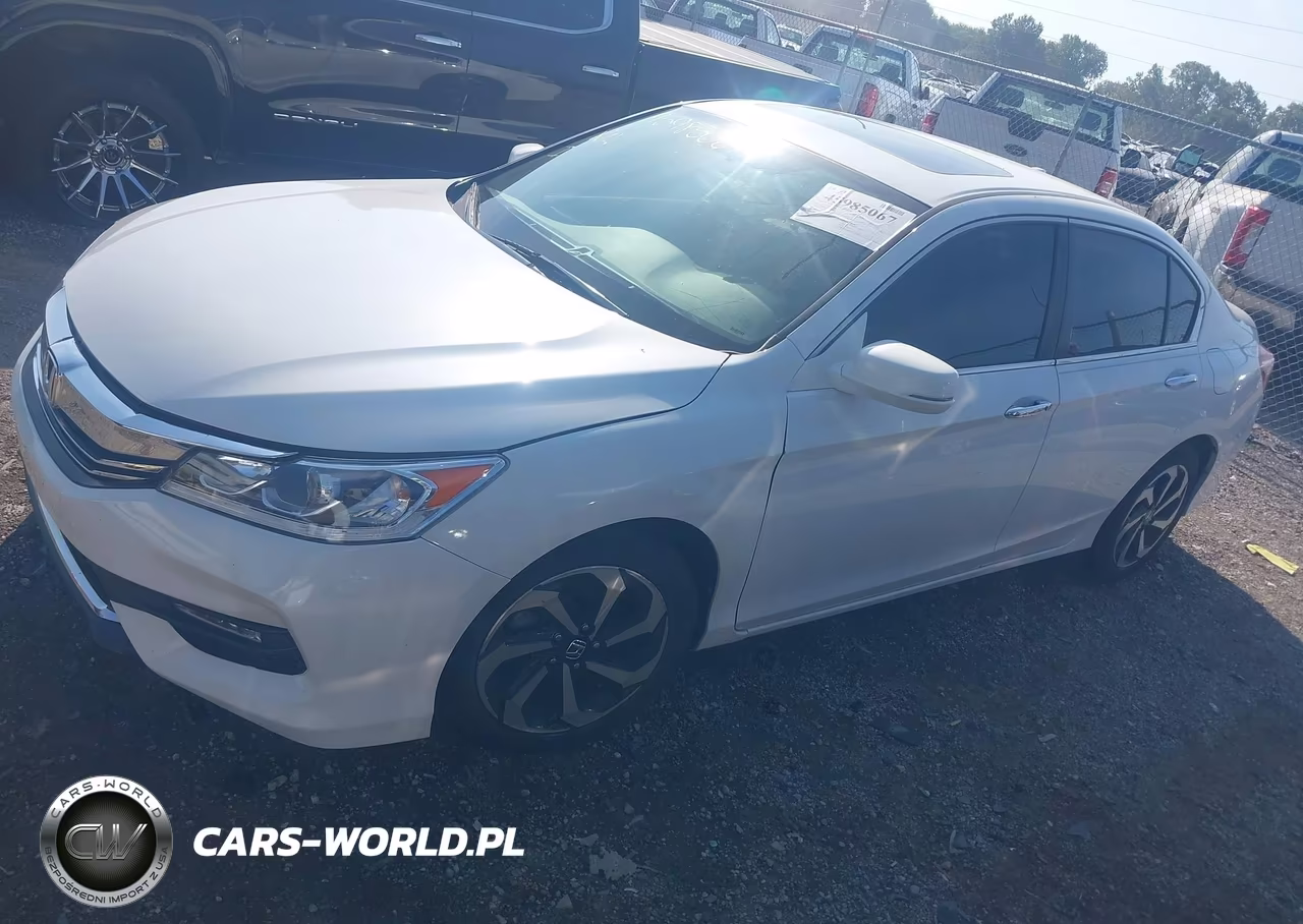 2017 Honda Accord Ex-L VIN:1HGCR2F8XHA184916 - 2