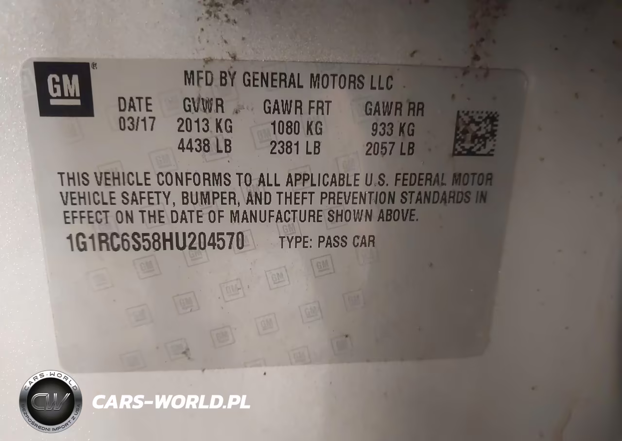 2017 Chevrolet Volt Lt VIN:1G1RC6S58HU204570 - 9