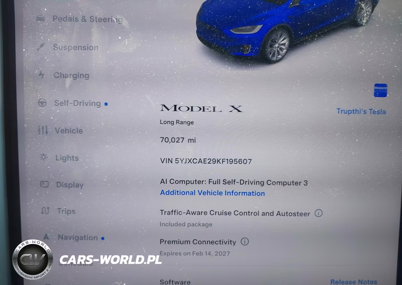 2019 Tesla Model X 100D-75D-Long Range VIN:5YJXCAE29KF195607 - 7
