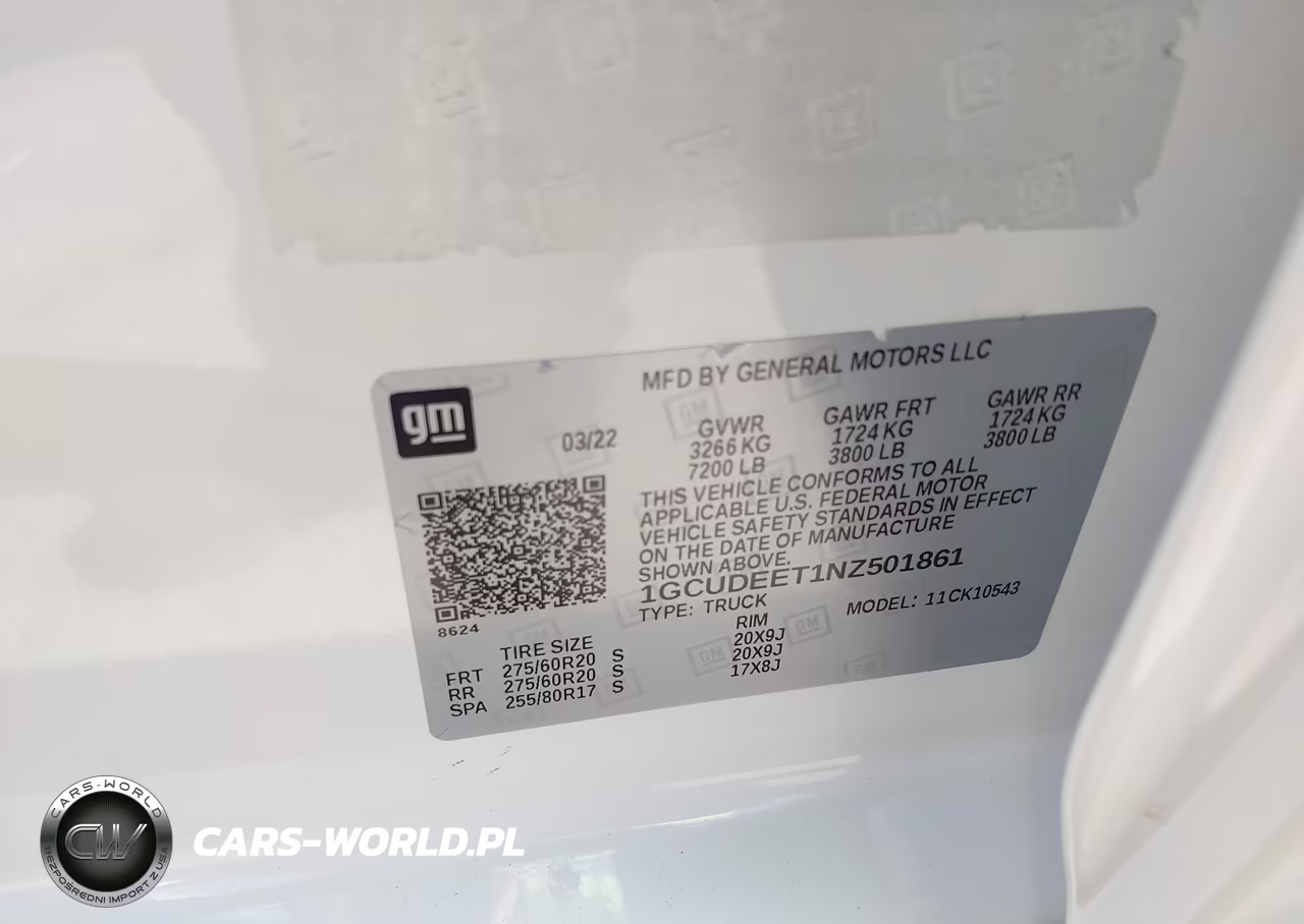 2022 Chevrolet Silverado 1500 VIN:1GCUDEET1NZ501861 - 9