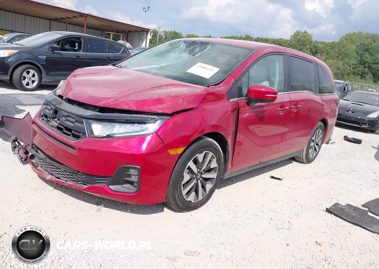 2026 Honda Odyssey Ex-L VIN:5FNRL6H69TB007576 - 2