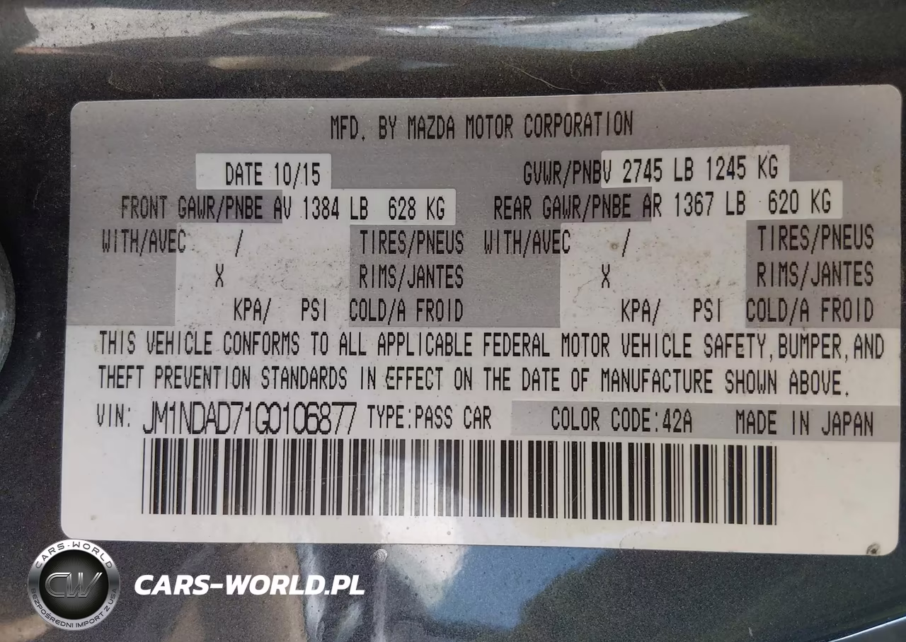 2016 Mazda Mx-5 Miata Grand Touring VIN:JM1NDAD71G0106877 - 9