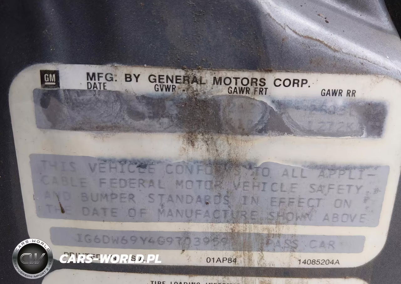 1986 Cadillac Fleetwood Brougham VIN:1G6DW69Y4G9703959 - 9