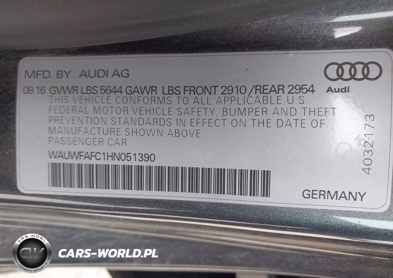 2017 Audi S7 4.0T Premium Plus VIN:WAUWFAFC1HN051390 - 9