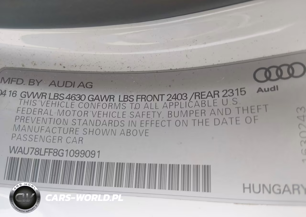 2016 Audi A3 2.0T Premium VIN:WAU78LFF8G1099091 - 9
