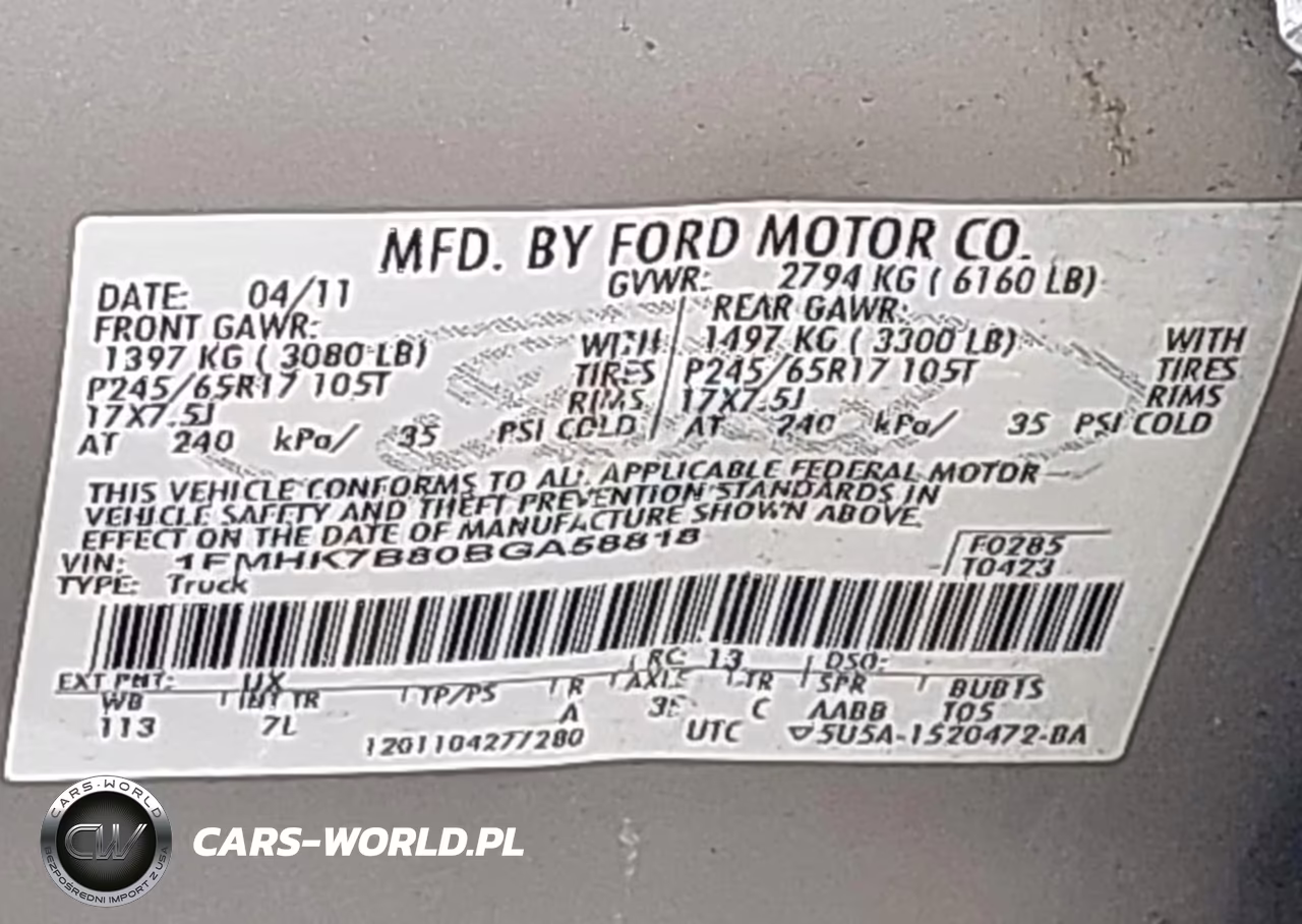 2011 Ford Explorer VIN:1FMHK7B80BGA58818 - 9