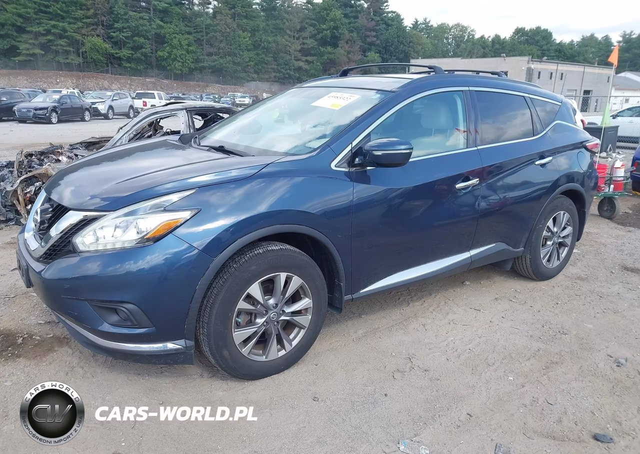 2015 Nissan Murano Sv VIN:5N1AZ2MH0FN270455 - 2