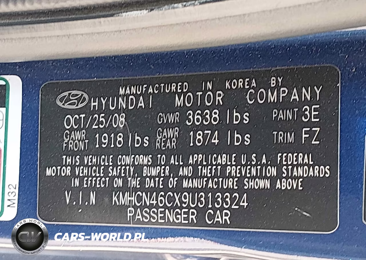 2009 Hyundai Accent Gls VIN:KMHCN46CX9U313324 - 9
