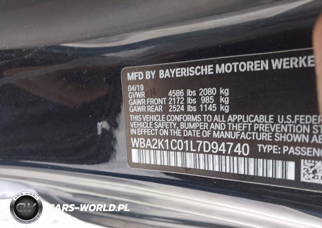 2020 BMW 230I xDrive VIN:WBA2K1C01L7D94740 - 9