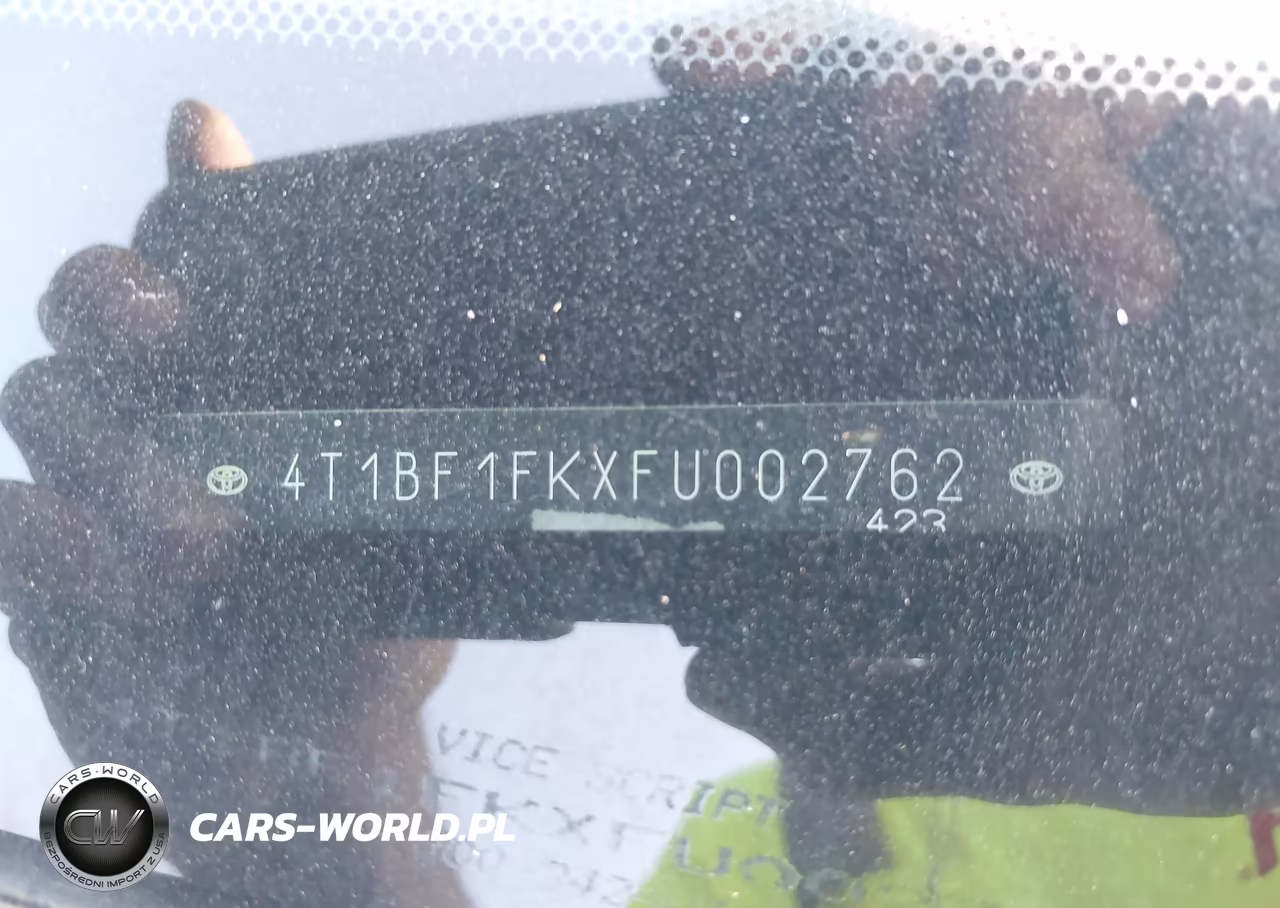 2015 Toyota Camry Se VIN:4T1BF1FKXFU002762 - 9