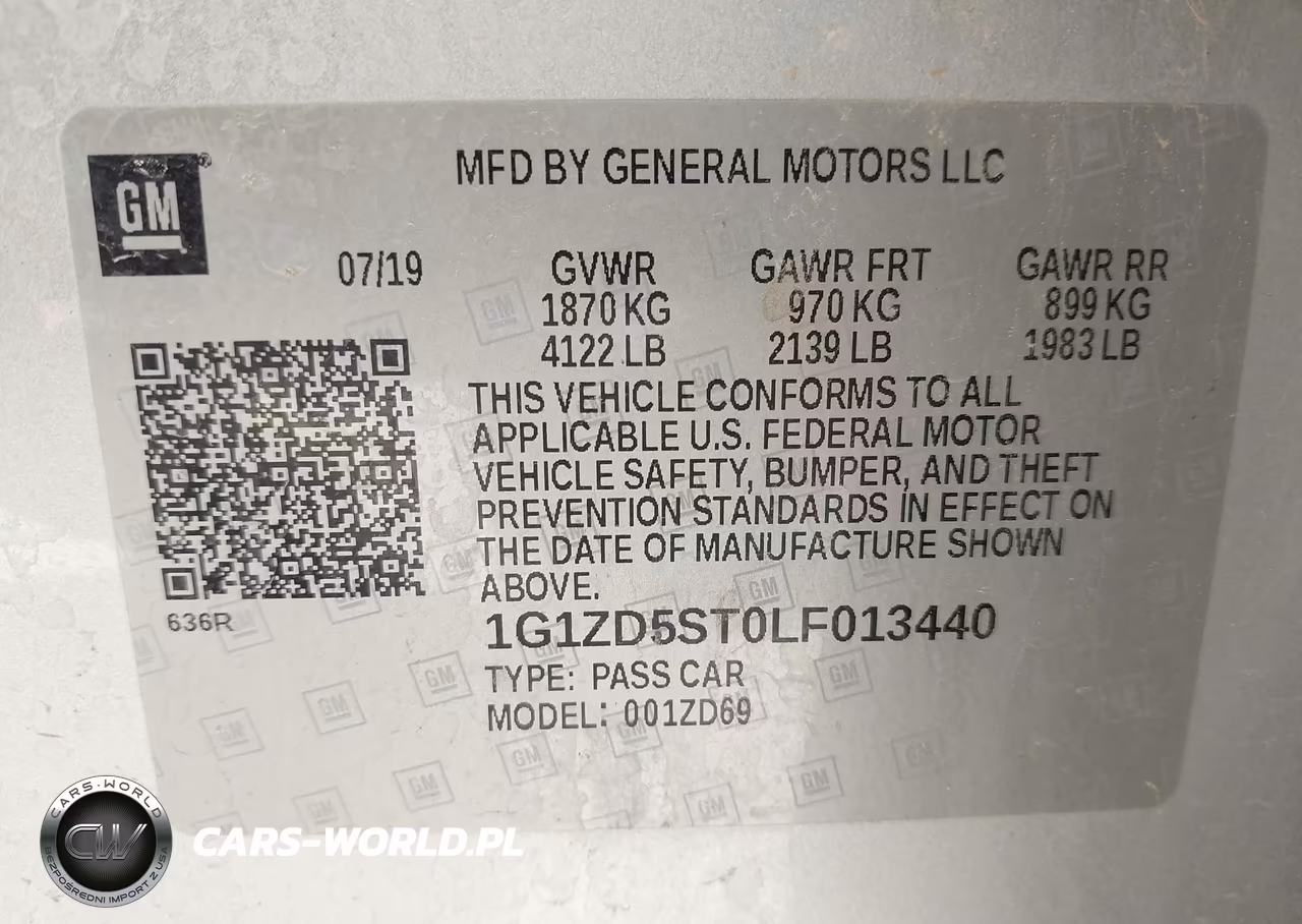 2020 Chevrolet Malibu Fwd Lt VIN:1G1ZD5ST0LF013440 - 9