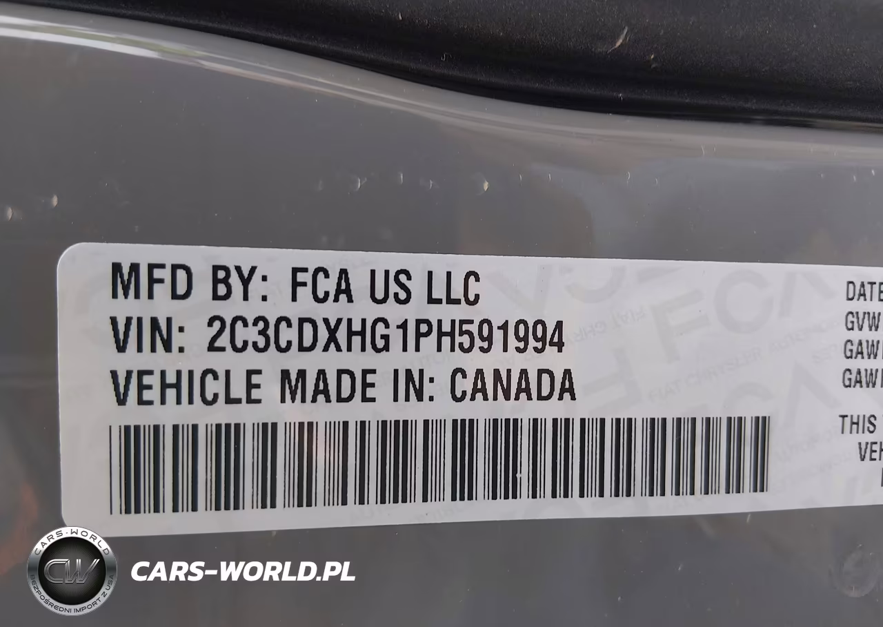 2023 Dodge Charger Gt VIN:2C3CDXHG1PH591994 - 9