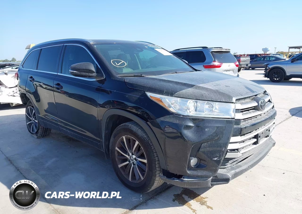 2017 Toyota Highlander Xle VIN:5TDKZRFH0HS519865 - 1