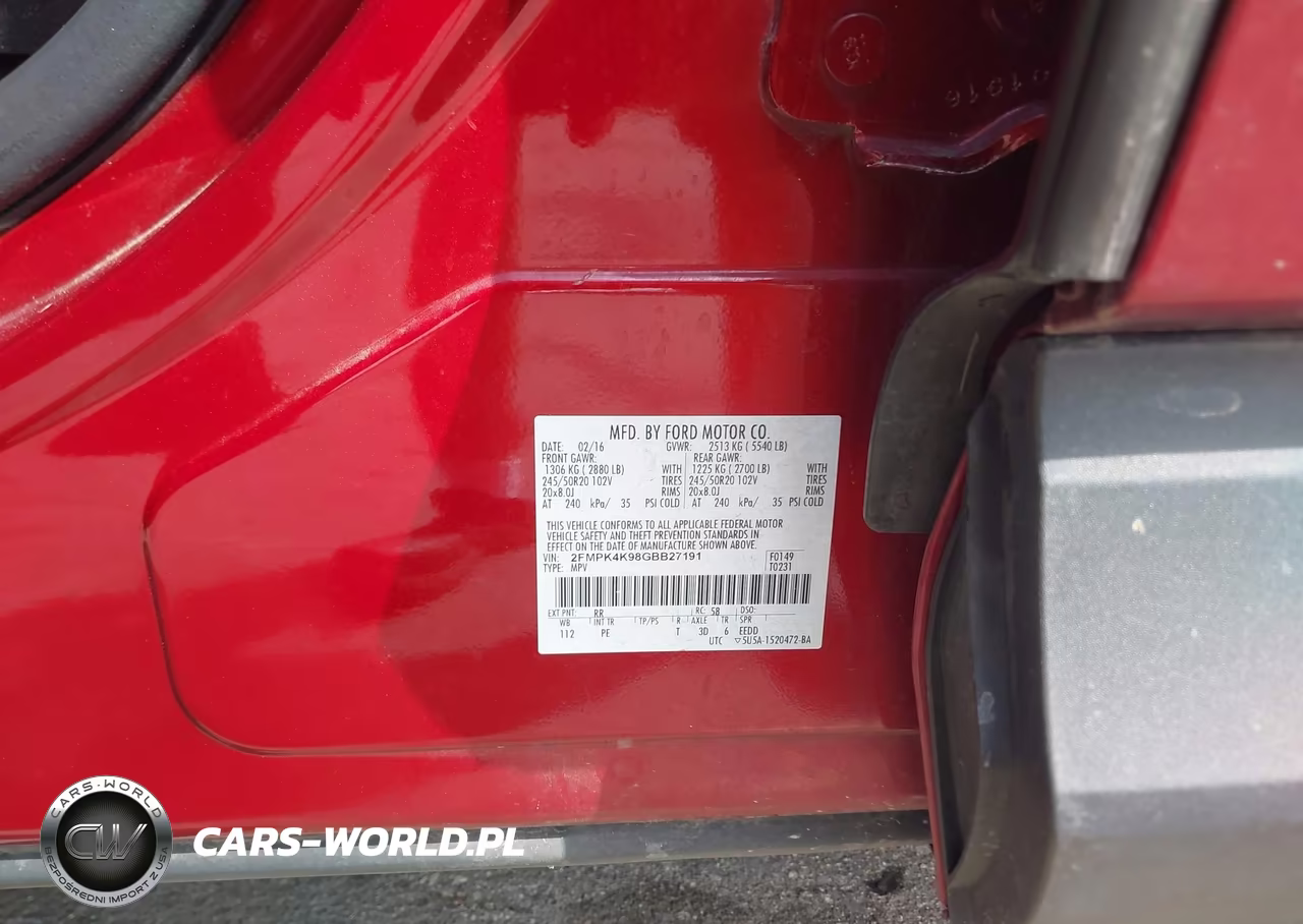 2016 Ford Edge Titanium VIN:2FMPK4K98GBB27191 - 9