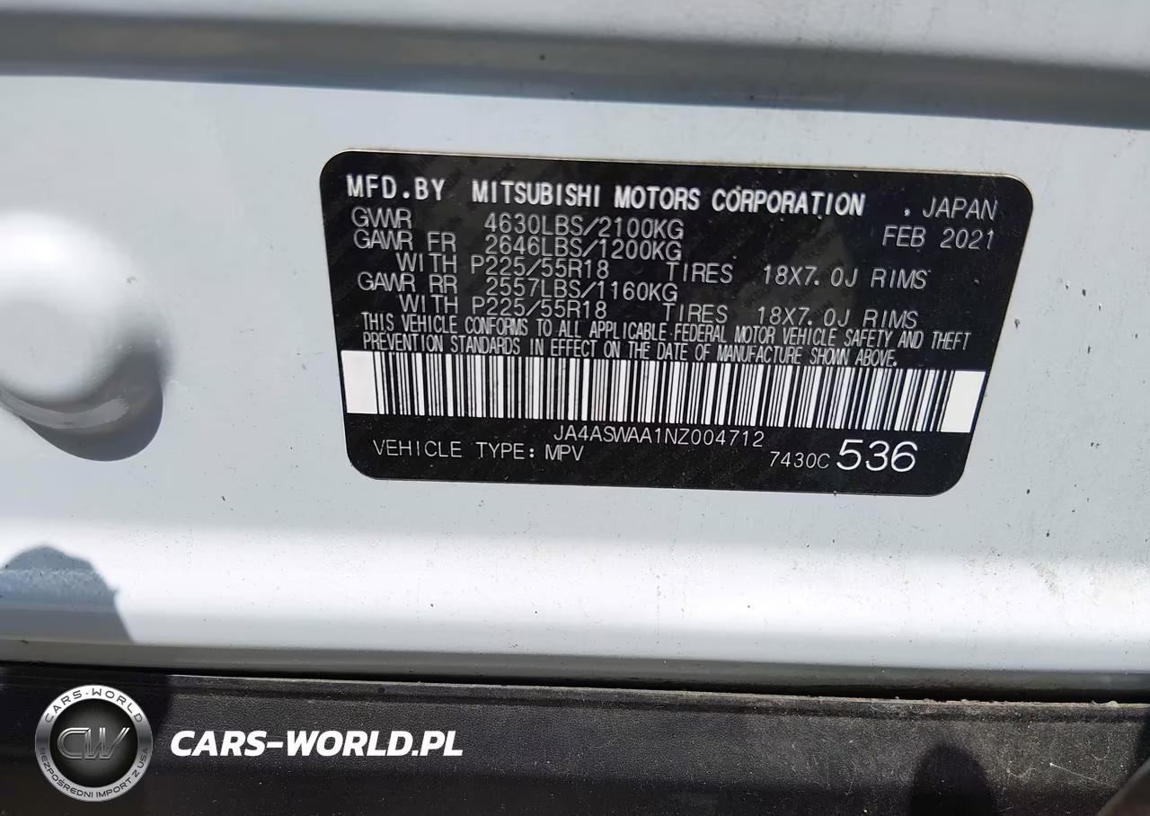 2022 Mitsubishi Eclipse Cross Se-Se Special Edition-Sel-Sel Special Edition VIN:JA4ASWAA1NZ004712 - 9