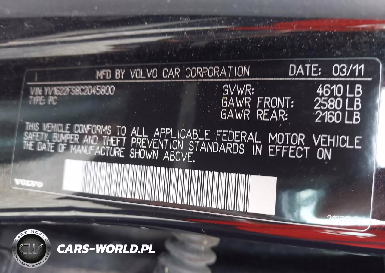 2012 Volvo S60 T5 VIN:YV1622FS8C2045800 - 9