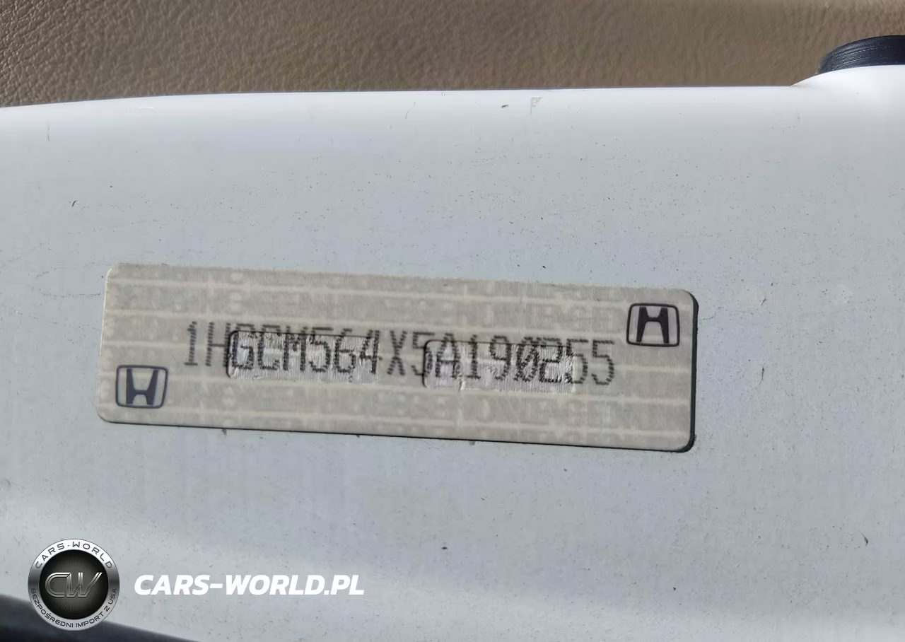 2005 Honda Accord 2.4 Lx VIN:1HGCM564X5A190255 - 9