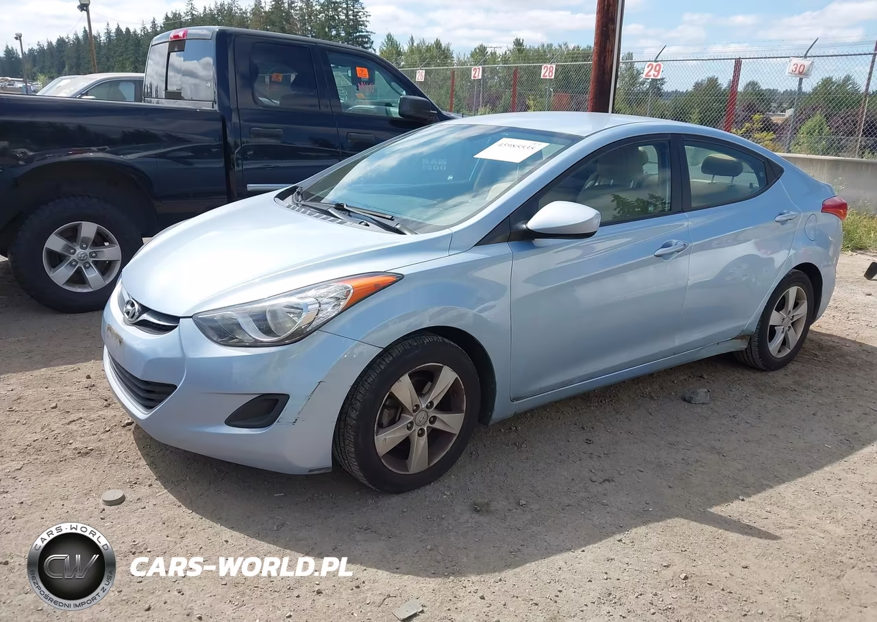 2013 Hyundai Elantra Gls VIN:KMHDH4AE1DU798952 - 2