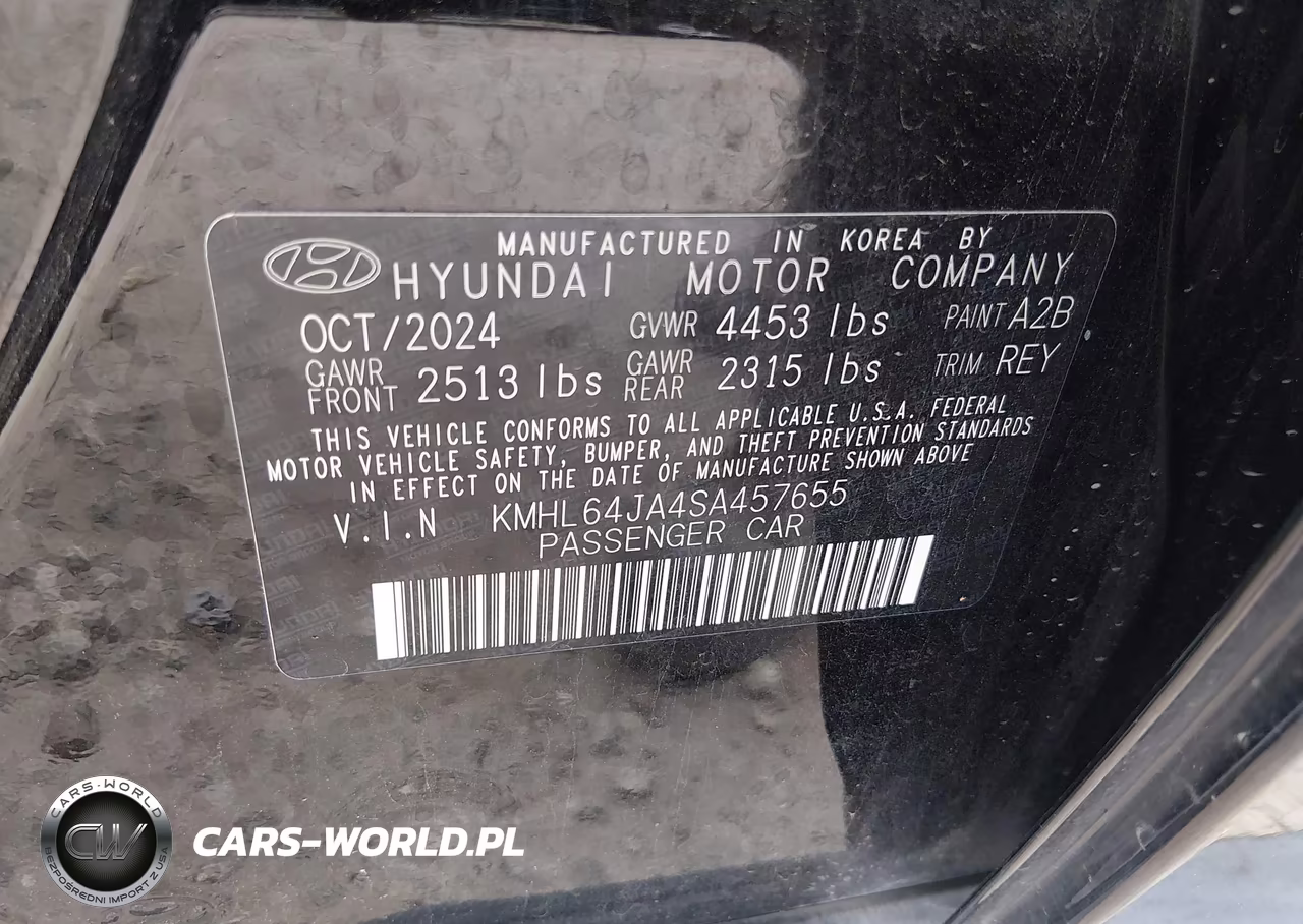 2025 Hyundai Sonata Sel VIN:KMHL64JA4SA457655 - 9