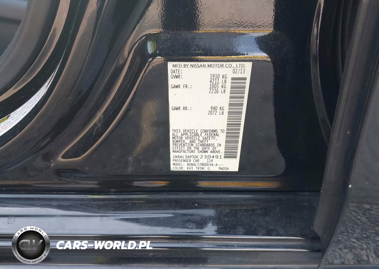 2013 Nissan Altima 2.5 Sv VIN:1N4AL3AP5DC230491 - 9