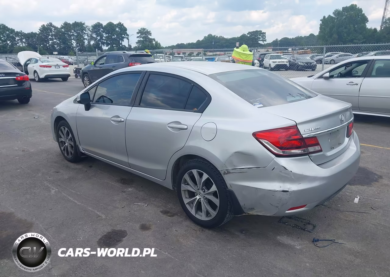 2013 Honda Civic Lx VIN:2HGFB2F55DH574079 - 3