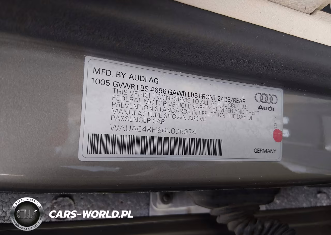 2006 Audi A4 1.8T VIN:WAUAC48H66K006974 - 9