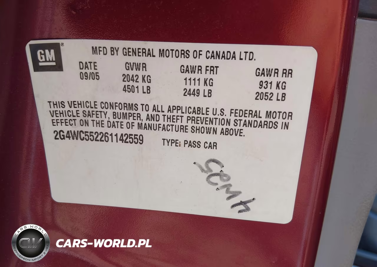 2006 Buick Lacrosse Cx VIN:2G4WC552261142559 - 9