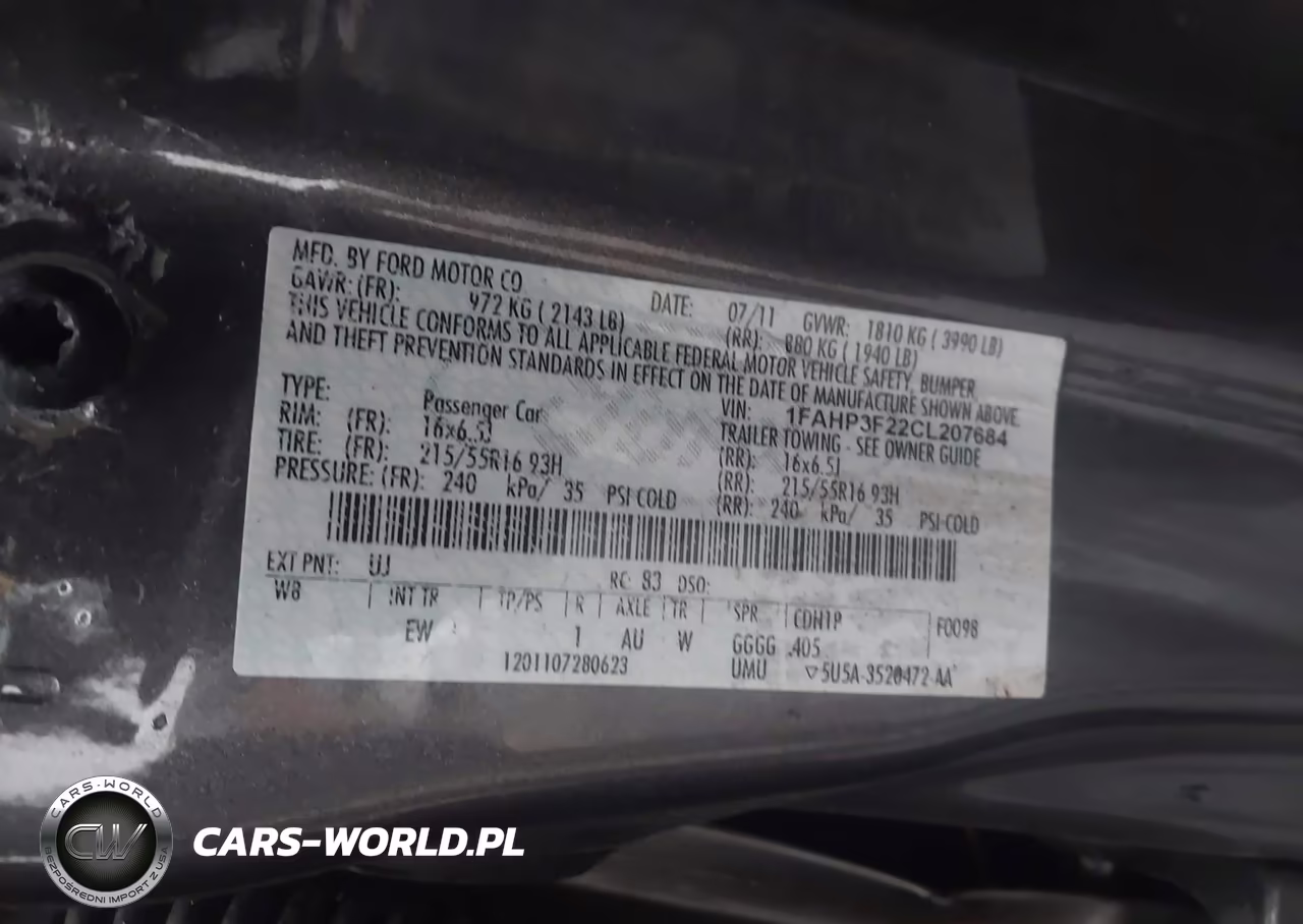 2012 Ford Focus Se VIN:1FAHP3F22CL207684 - 9