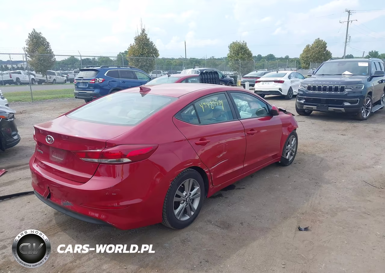 2017 Hyundai Elantra Value Edition VIN:KMHD84LF8HU409218 - 4