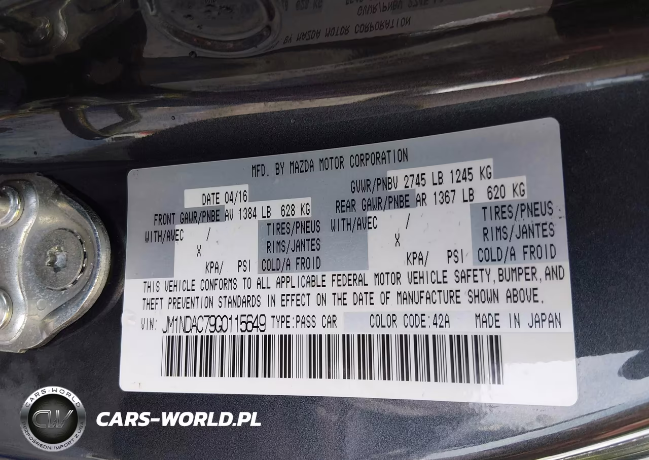 2016 Mazda Mx-5 Miata Club VIN:JM1NDAC79G0115649 - 9