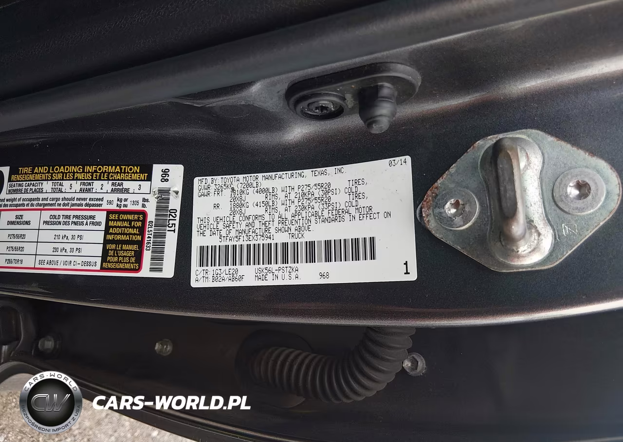 2014 Toyota Tundra Platinum 5.7L V8 VIN:5TFAY5F13EX375941 - 9