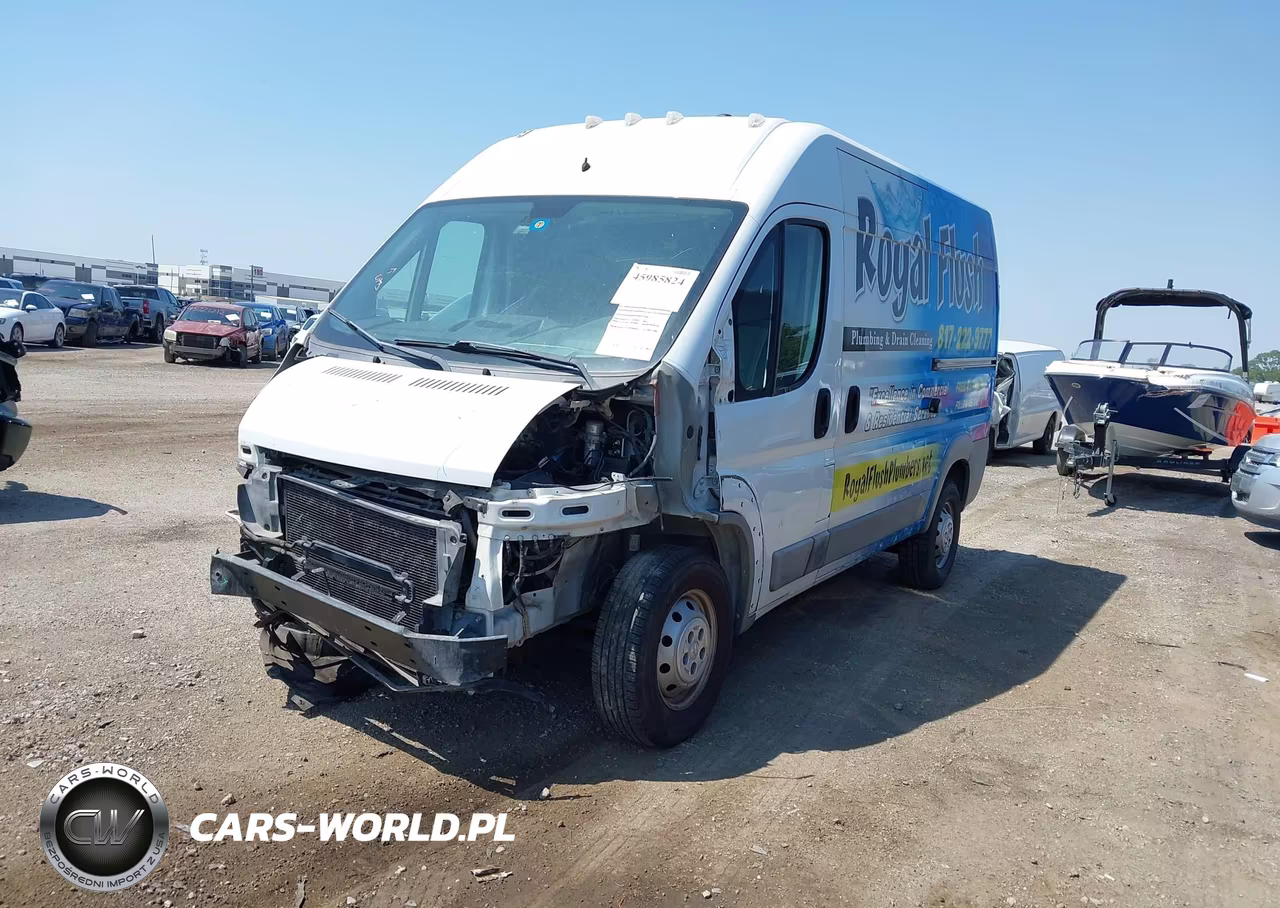 2017 Ram Promaster 1500 High Roof 136 Wb VIN:3C6TRVBG5HE517752 - 2
