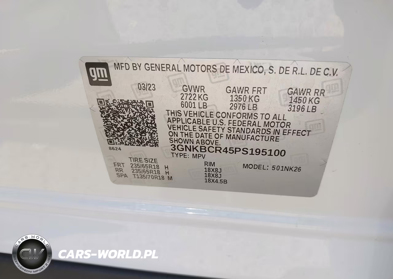 2023 Chevrolet Blazer Fwd 2Lt VIN:3GNKBCR45PS195100 - 9