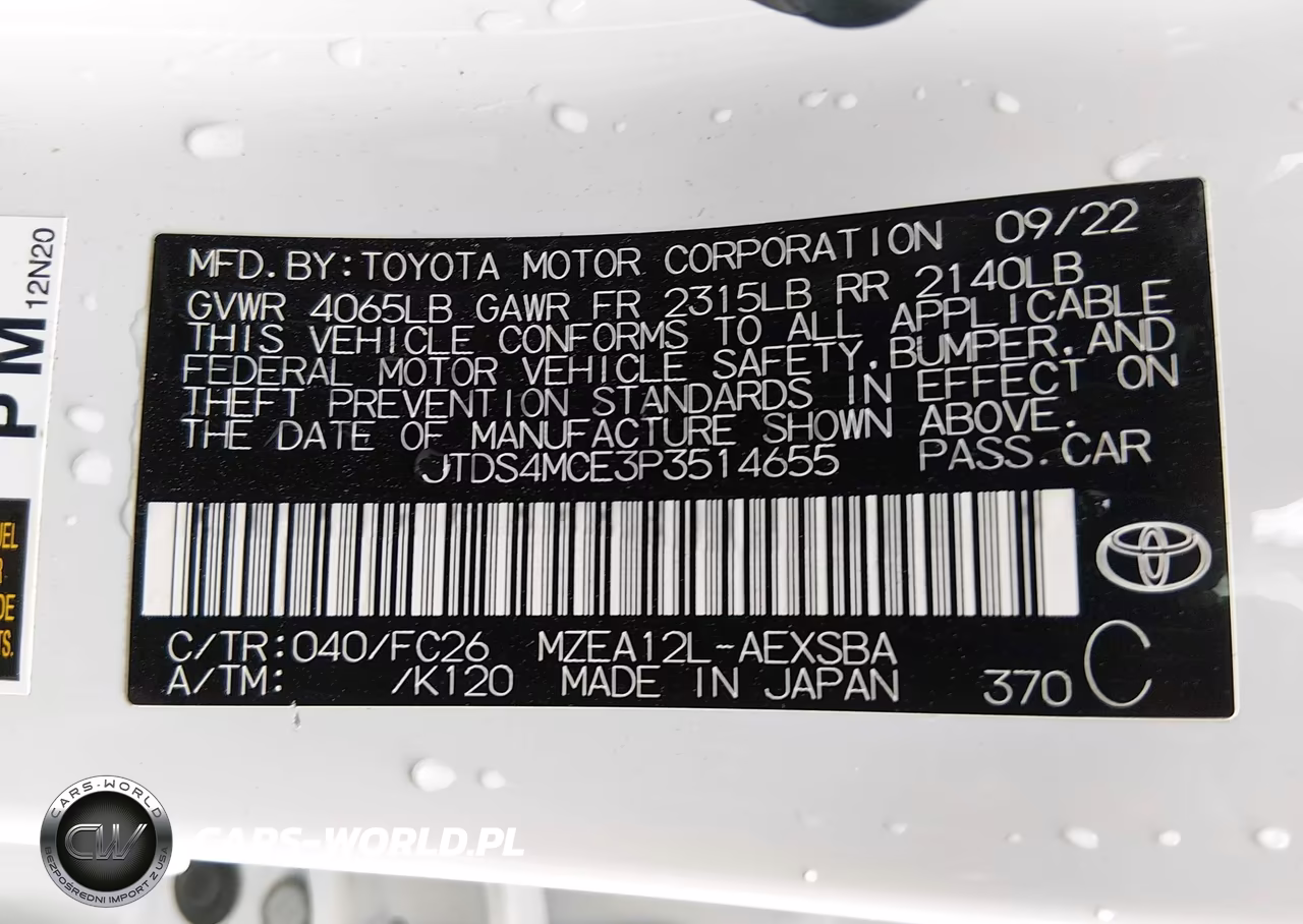 2023 Toyota Corolla Se VIN:JTDS4MCE3P3514655 - 9
