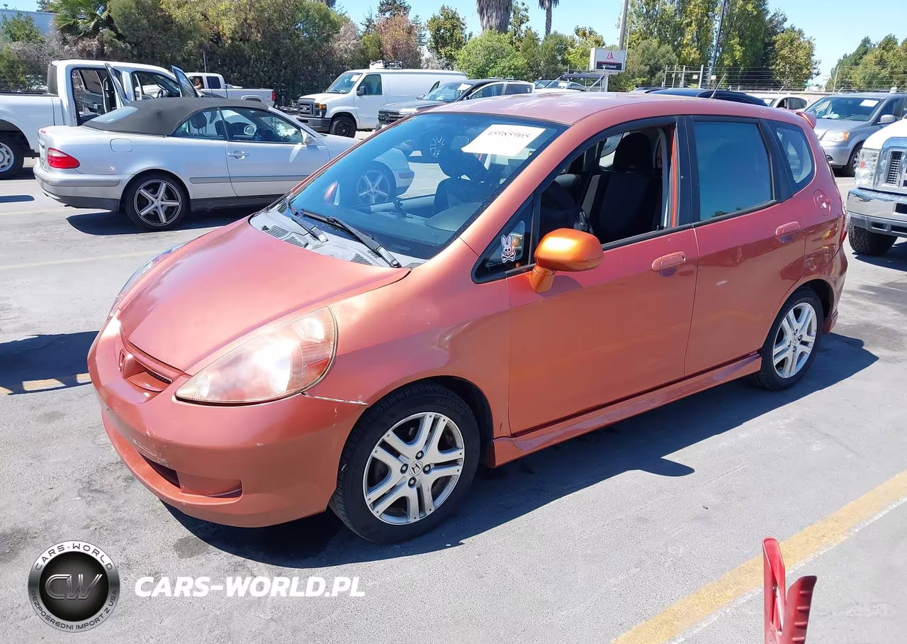 2007 Honda Fit Sport VIN:JHMGD38667S016987 - 2