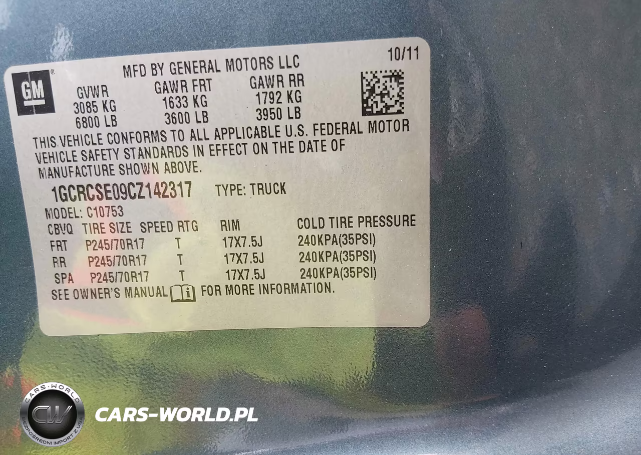 2012 Chevrolet Silverado 1500 Lt VIN:1GCRCSE09CZ142317 - 9