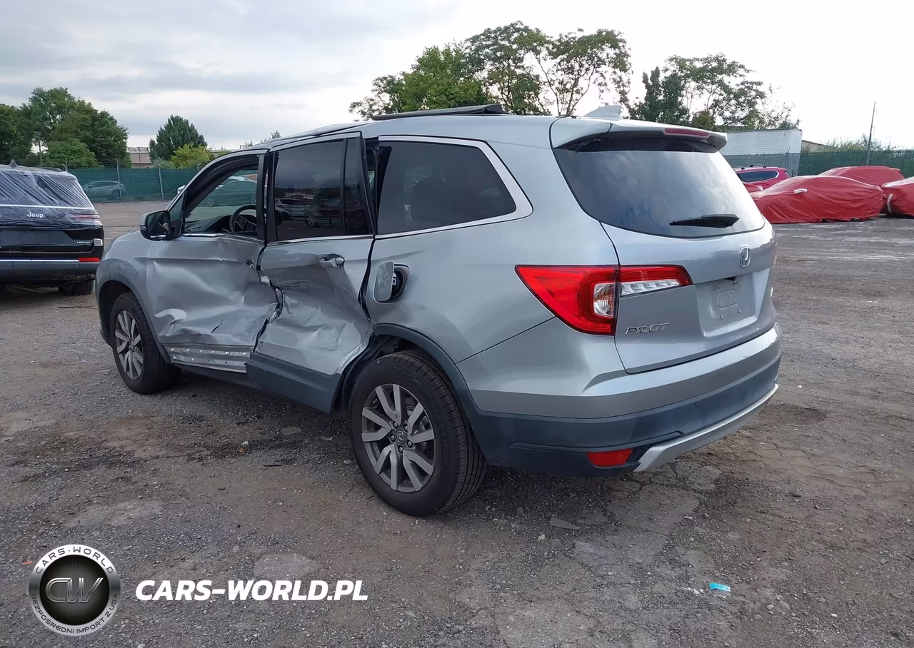 2020 Honda Pilot Awd Ex VIN:5FNYF6H3XLB045276 - 3