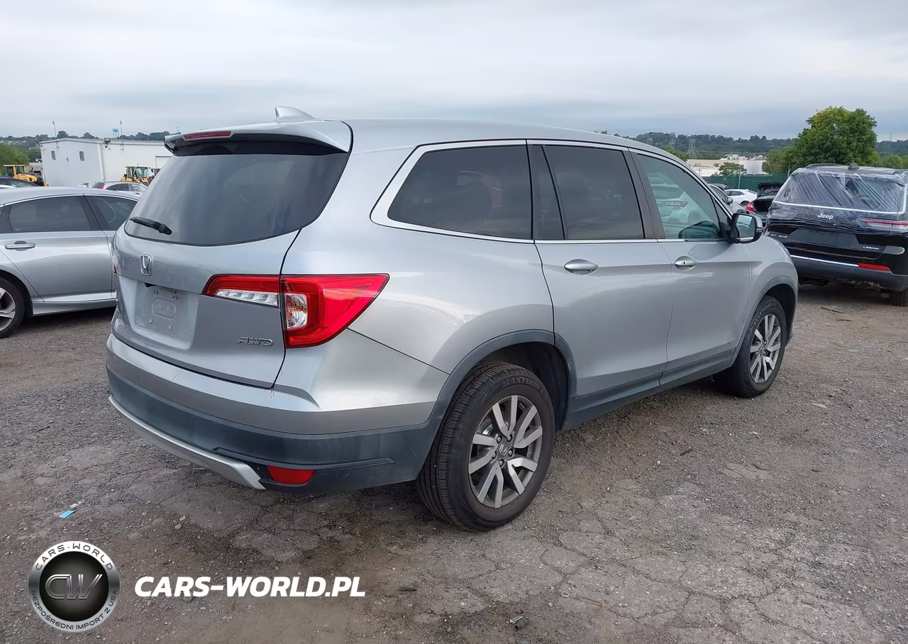 2020 Honda Pilot Awd Ex VIN:5FNYF6H3XLB045276 - 4