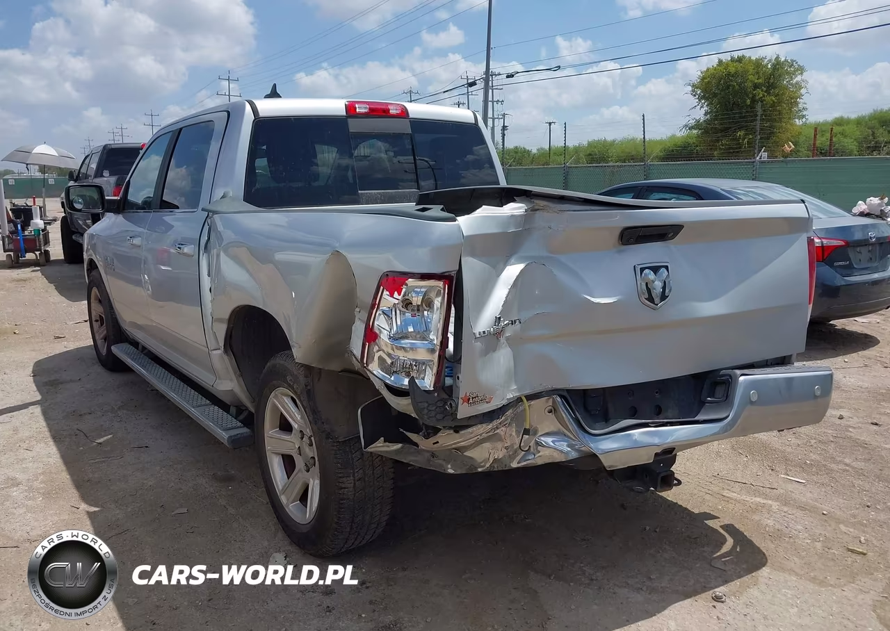 2017 Ram 1500 Lone Star Silver 4X2 5'7 Box VIN:1C6RR6LG8HS805504 - 3