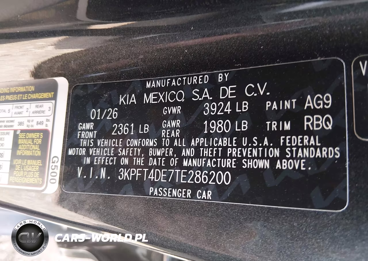 2026 Kia K4 Lxs VIN:3KPFT4DE7TE286200 - 9