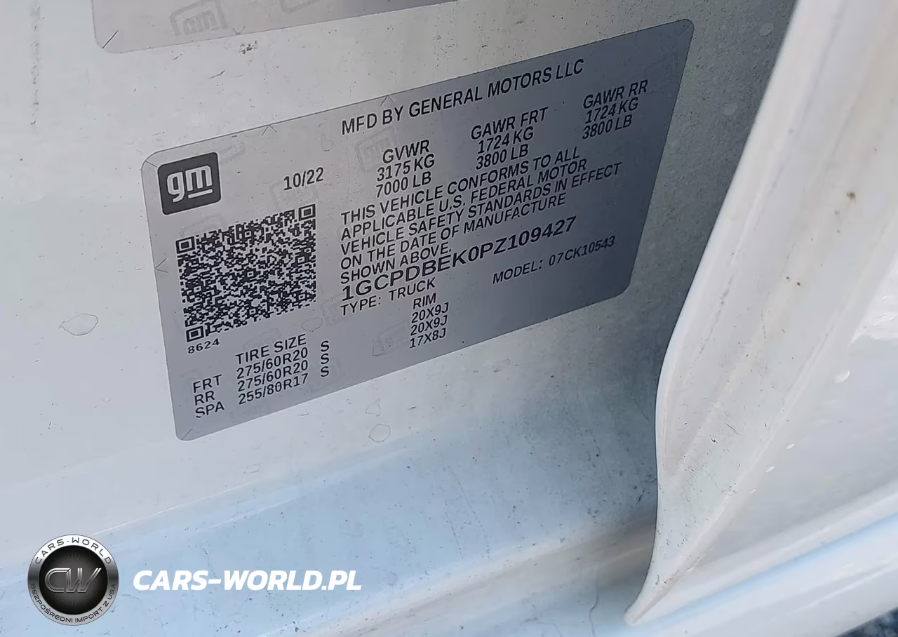 2023 Chevrolet Silverado 1500 4Wd Short Bed Custom VIN:1GCPDBEK0PZ109427 - 9