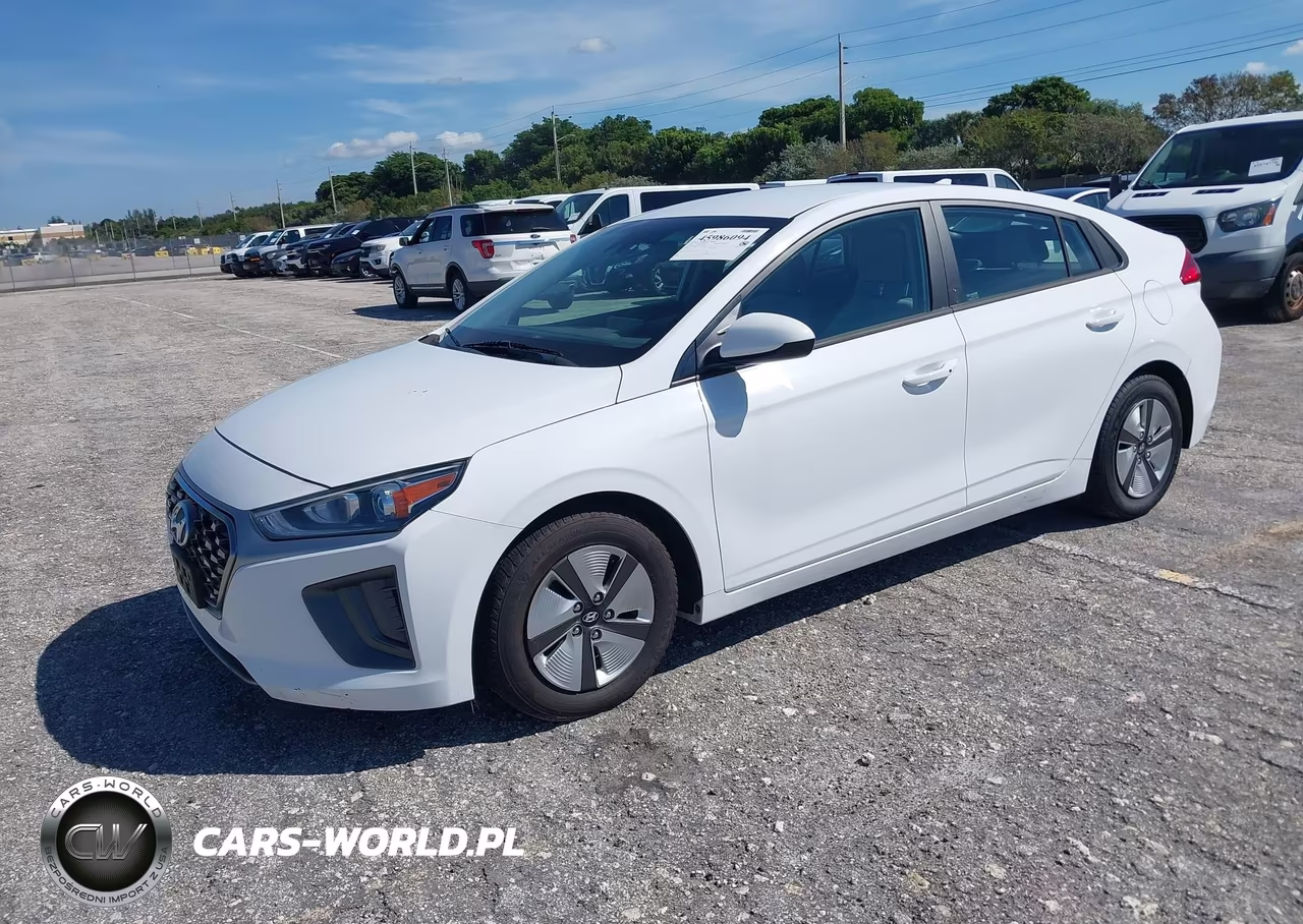 2021 Hyundai Ioniq Hybrid Blue VIN:KMHC65LC1MU247875 - 2