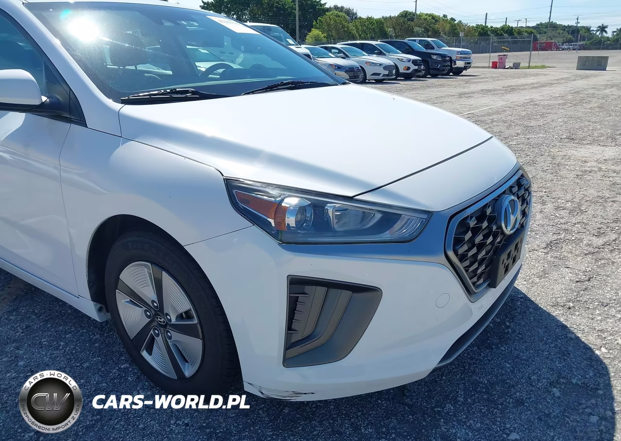 2021 Hyundai Ioniq Hybrid Blue VIN:KMHC65LC1MU247875 - 6