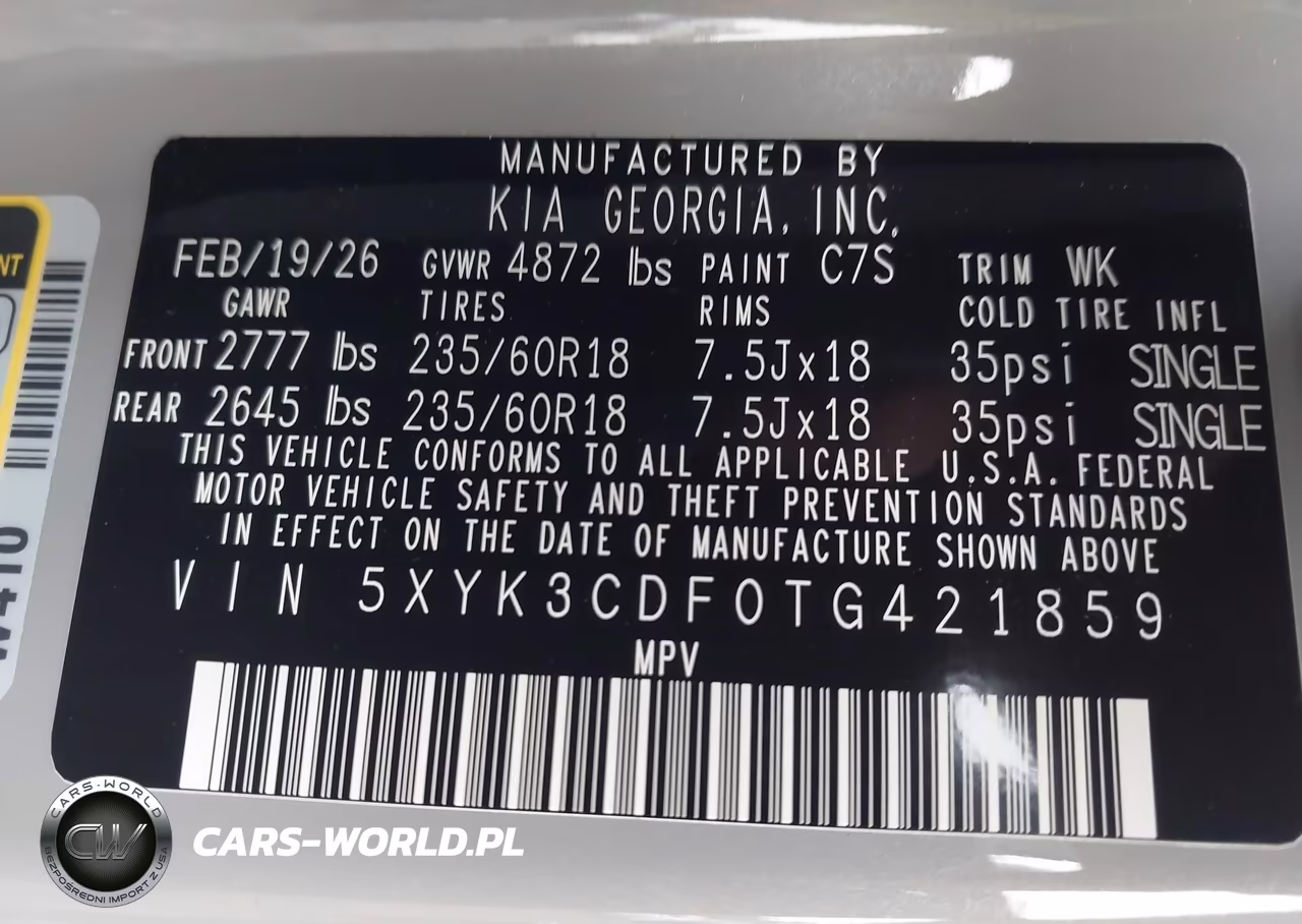 2026 Kia Sportage Ex VIN:5XYK3CDF0TG421859 - 9