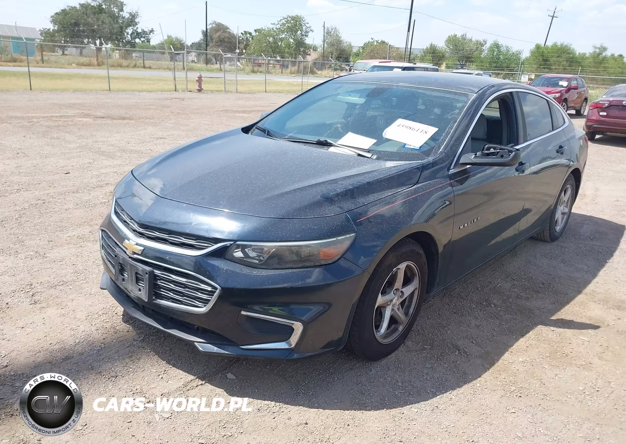 2017 Chevrolet Malibu Ls VIN:1G1ZB5ST7HF140912 - 2